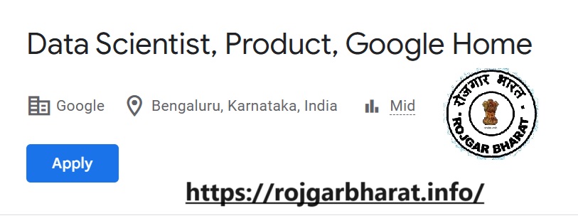 Google hiring Data Scientist Product Recruitment 2025